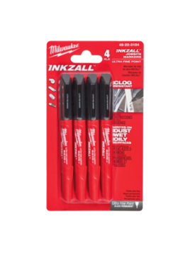 CIENKIE MARKERY CZARNE-4SZT