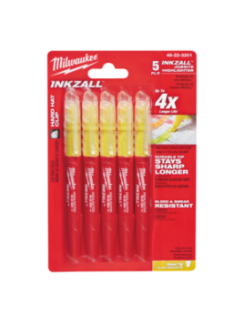 MARKERY ZAKREŚLACZE ŻÓŁTE-5SZT