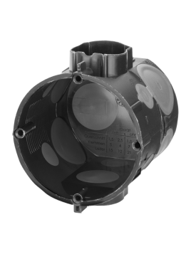 PUSZKA P/T FI60 CZARNA GŁĘBOKA E107 2K