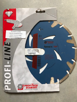 TARCZA DIAM 230 X 7 X 22,23 MM SPEED K DESIGN LINE