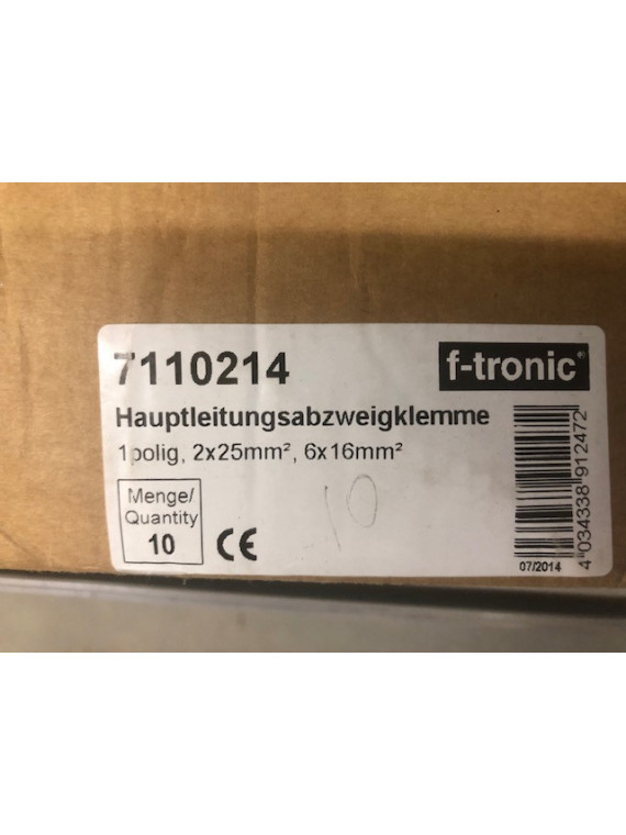 HLAK ZACISK ODGAŁĘŹNY TYPU A 1-BIEG. 2X25MM2,6X16