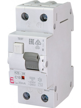 ETI WYŁĄCZNIK RÓŻNICOWOPRĄDOWY KZS 2M C10/0,03 AC