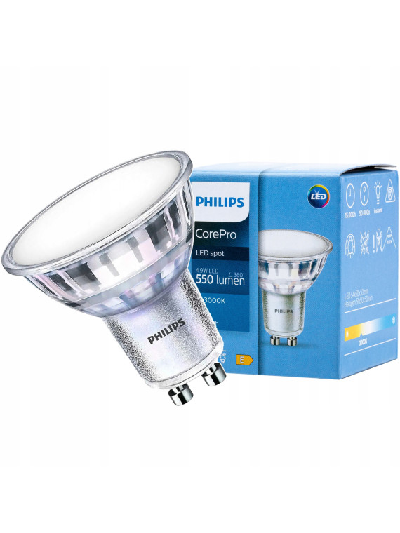 ŻARÓWKA LED COREPRO LEDSPOT 550LM GU10 4,9W