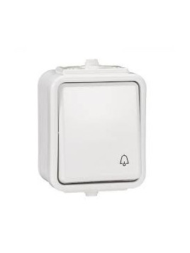 CEDAR PRZYCISK HERMETYCZNY DZWONEK  BIAŁY WNT-10