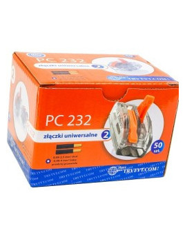 ZŁACZKA PC 232 TRYTYT 50SZT W OPAK. KLIK WAGO