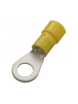 KOŃCÓWKA OCZKOWA IZOLOWANA TIKO-6M10-PA ŻÓŁTA