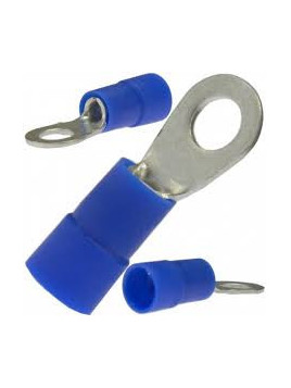 KOŃCÓWKA OCZKOWA IZOLOWANA TIKO-2,5M4-PA NIEBIESKA