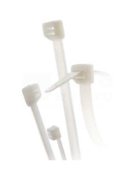 OPASKA Z METALOWYM ZĄBKIEM MET 280IC BIAŁA TRYTYT