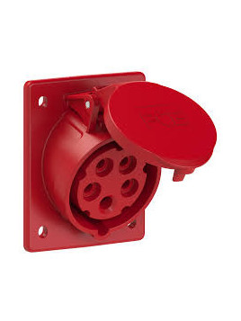 PCE GNIAZDO TABLICOWE SKOŚNE 16A 5P IP44 415-6