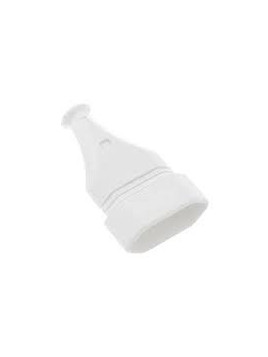 GNIAZDO PRZENOŚNE PŁASKIE B/U EURO 2,5A 250V BIAŁE