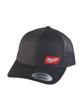 CZAPKA Z DASZKIEM Z SIATKĄ CZARNA