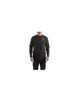 T-SHIRT Z DŁUGIM RĘKAWEM CZARNY ROZM. XL