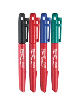 ZESTAW 4 KOLOROWYCH MARKERÓW